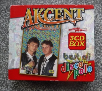 AKCENT 3 CD BOX best of disco polo Zobacz 