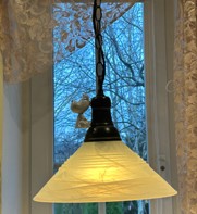 Lampa sufitowa szklana