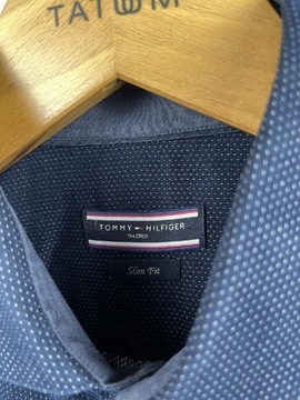 Koszula Tommy Hilfiger Slim fit w kropki 39