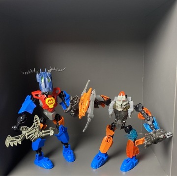 Bionicle zestaw dwóch figurek 