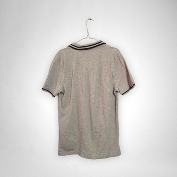 Koszulka t-shirt polo bawełniana męska Tommy Hilfiger 100% bawełna szara M