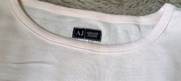 ARMANI JEANS - BAWEŁNIANA BLUZKA - S