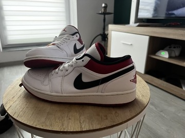 Brand New Air Jordan 1 Low white gym red black 