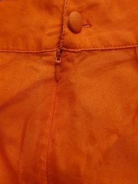 TOFU XS 34 100% jedwab pomarańczowa spódniczka