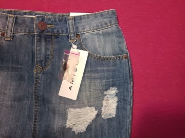 NOWA MINI SPÓDNICZKA SPÓDNICA JEANS NEW YORKER 34