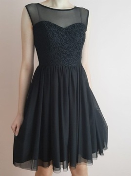 Sukienka czarna Orsay