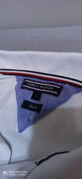 Tommy  Hilfiger t-shirt oryginalna koszulka polo rozmiar  L, M