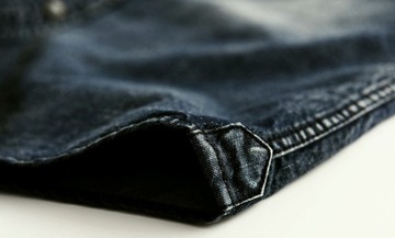 Koszula stójka Indigo Jeans dżinsowa Acne Wrangler