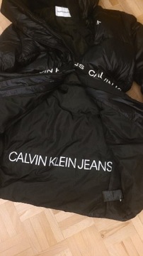 Plaszcz puchowy Calvin klein r. S czarny 