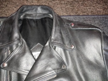 Kórtka skórzana Ramoneska Leather 48