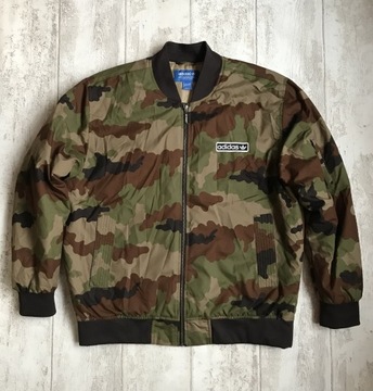 Kurtka Męska Adidas Camo Bomber XL Moro Idealna !