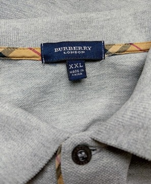 Burberry koszulka longsleeve polo bawełna pika