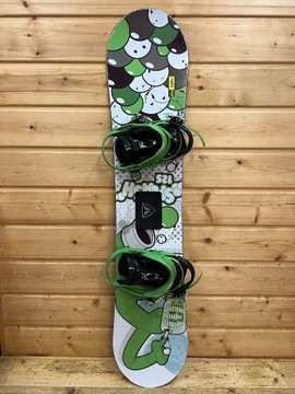 Deska snowboard dziecięca FireFly 125cm + wiązania