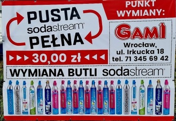 Sodastream-Napełnienia-Wymiana-od 25 zł