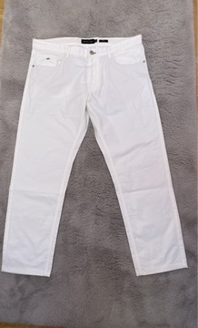 Spodnie męskie białe MASSIMO DUTTI R. 44