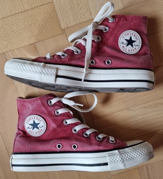 Trampki Converse All Star wysokie czerwone rozm.36