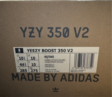 Adidas Yeezy Boost 350 v2 Carbon Beluga 44.2/3 black