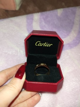 Pierścionek/obrączka Cartier próba 750