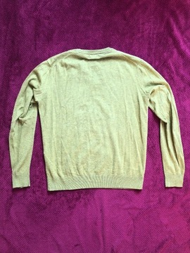 bluza ZARA sweterek do koszuli *żółty *r.L/XL *bdb
