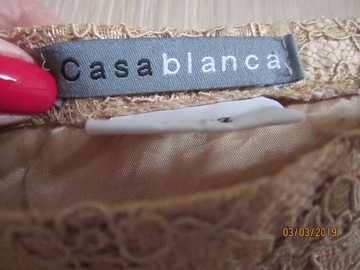 Casablanca nowa spódnica koronka r. 38