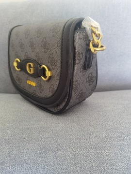 Torebka Guess IZZY skóra ekologiczna Gray OUTLET