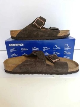 Klapki Birkenstock Arizona 43 soft footbed skóra