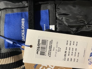 Jack&Jones kurtka męska bejsbolówka rozmiar S