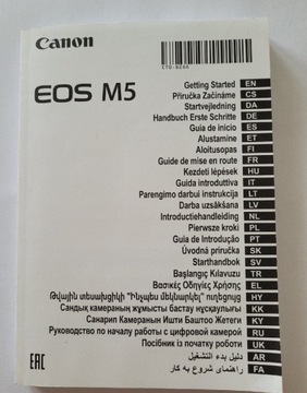 Instrukcja obsługi Canon EOS M5