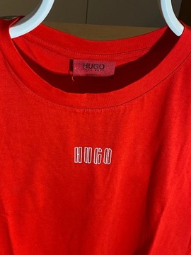 T-shirt Męski Hugo Boss M -Czerwony