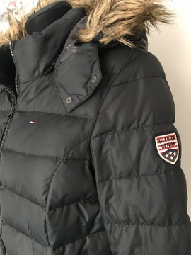 Kurtka puchowa, pikowana, Tommy Hilfiger z kapture