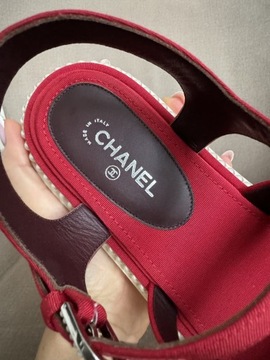Chanel sandały 38.5 