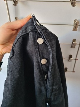 Spodnie dżinsy Levi's 501 vintage czarne