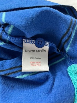 Koszulka Polo Pierre Cardin w paski niebieska M