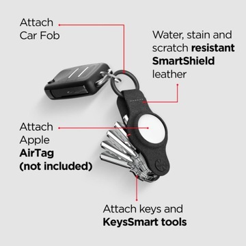 SMART organizer kluczy KeySmart Air Apple AirTag 