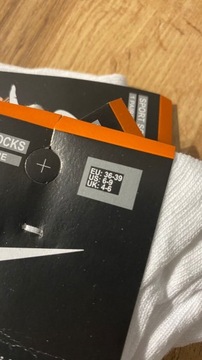 Skarpetki długie ze ściągaczem Nike r. 36-39 3pak