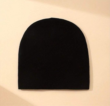 Nowa modna czarna uniseks czapka zimowa beanie z motywem kobiety y2k