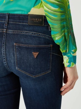 GUESS NOWE JEANSY PUSH UP SKINNY FIT CURVE W25 L30