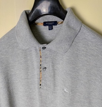 Burberry koszulka longsleeve polo bawełna pika