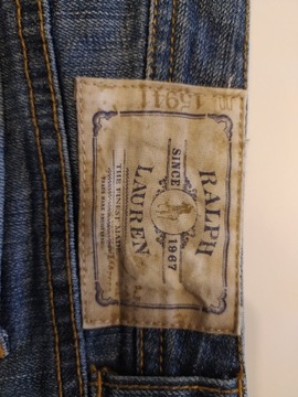 Ralph Lauren S 36 vintage mini spódniczka jeans