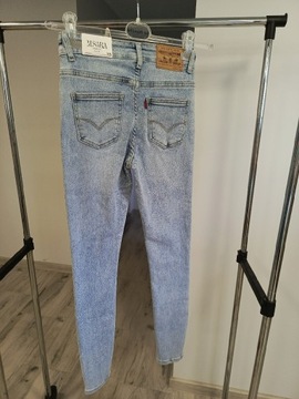 Spodnie M.sara Ala Levi's jasny jeans xs34