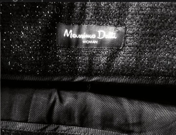 Wełniana skrzàca spódnica glamour Massimo Dutti 