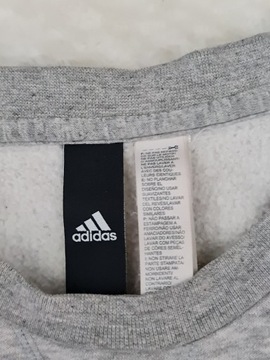 Bluza Adidas Szara Rozmiar XL Szara Logo Crewneck 