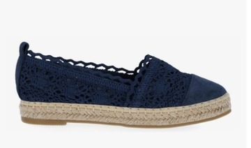 Granatowe modne espadryle damskie Lady Glory r.39