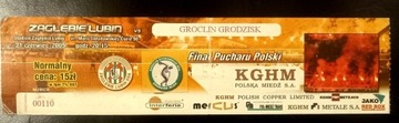 Finał Pucharu Polski: Zagłębie Lubin - Groclin