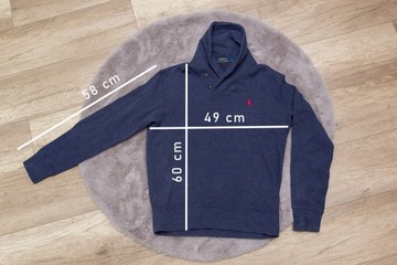 POLO Ralph Lauren sweter granatowy S