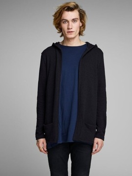 Jack&Jones Kardigan z kapturem M bluza sweter NOWY