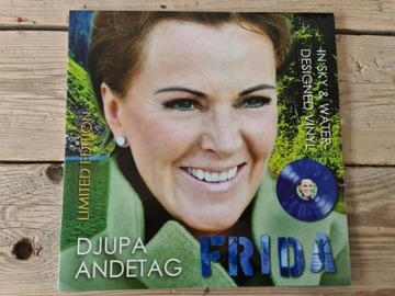 Frida DJUPA ANDETAG numerowany ABBA blue winyl LP