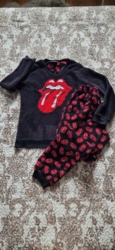 Komplet The Rolling Stones bluza spodnie z misia