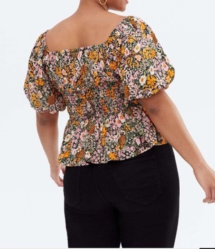 Nowa piękna bluzka w kwiatki plus size 46 New Look