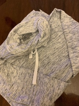 Reserved sweter męski S z półgolfem szary bawełna 